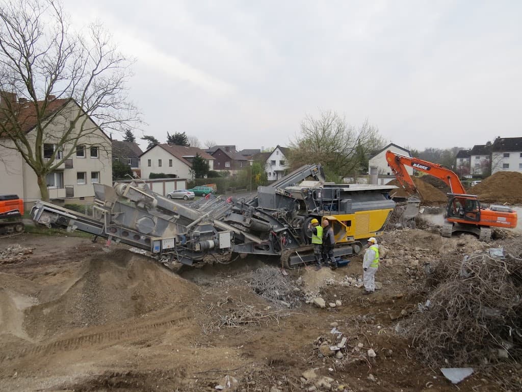 Bähre Abbruch, Erdbau, Entwässerung