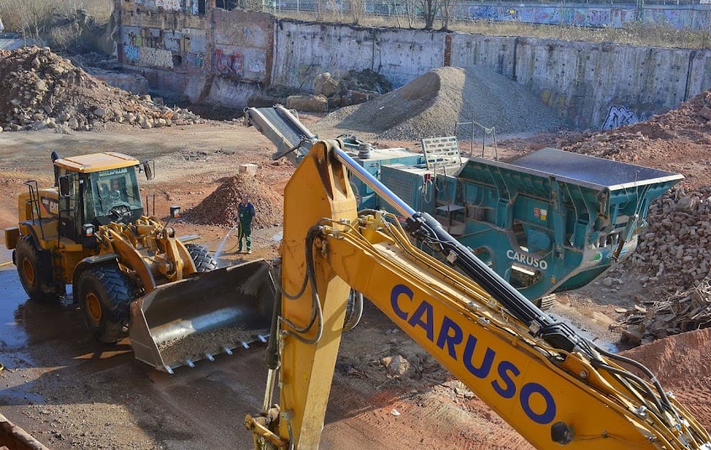 Caruso Umweltservice GmbH - Baustelle Bleichertwerke Abbruch, Industrieabbruch, Rückbau
